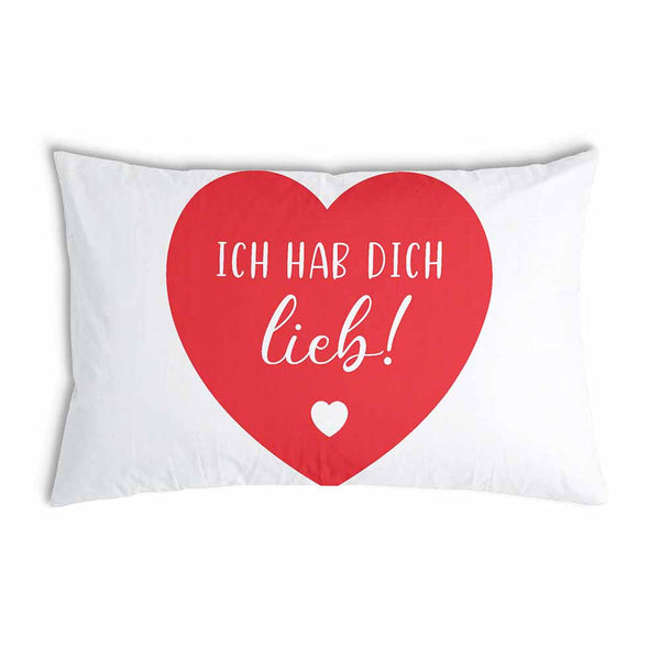 Gesundheitskissen Herz Ich hab dich Lieb