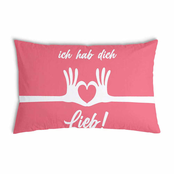 Gesundheitskissen Pink Ich hab dich lieb