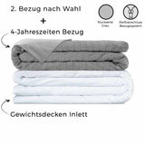 Set: Premium Gewichtsdecke für Erwachsene