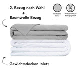 Set: Premium Gewichtsdecke für Erwachsene