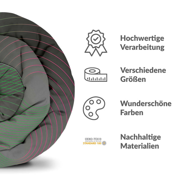 Therapiedecken Baumwollbezug Farbverlauf Formen