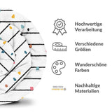 Therapiedecken Baumwollbezug mit bunten Punkten