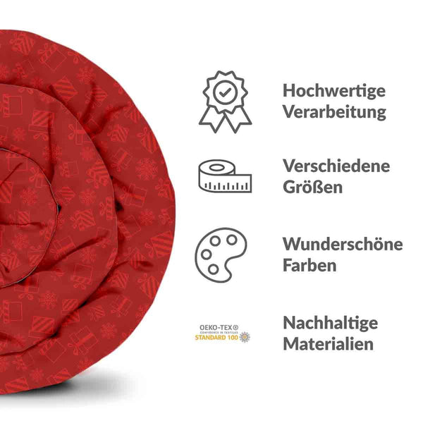 Therapiedecken Baumwollbezug Rot Geschenke