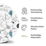 Therapiedecken Baumwollbezug Weiß mit Igel