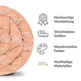 Therapiedecken Baumwollbezug Orange mit Kürbis