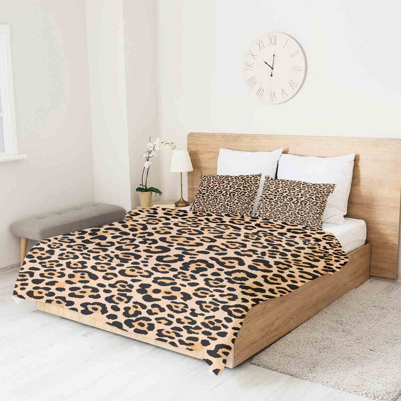 Therapiedecken Baumwollbezug Leoparden Print