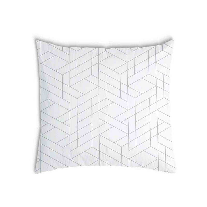 Gesundheitskissen Weiß mit geometrischem Muster
